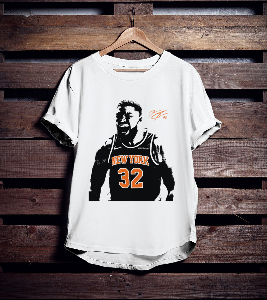 Karl Anthony Towns New York 32 Signature Knicks T-Shirt