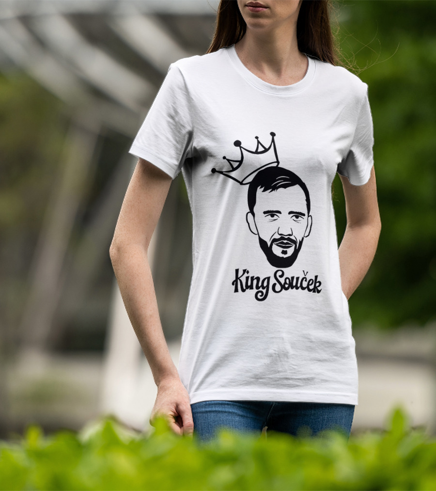 King Soucek Drawing With Crown T-Shirt