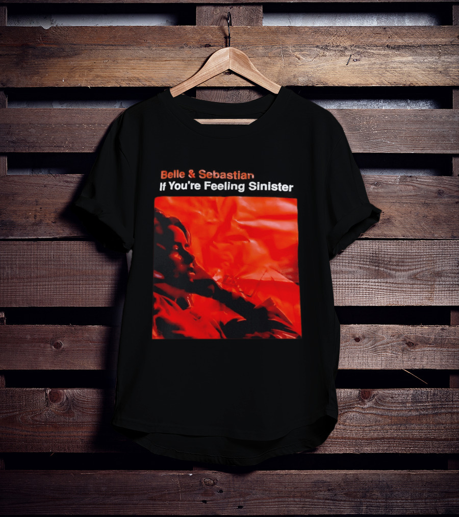 Belle And Sebastian If You're Feeling Sinister Album Art Red T-Shirt