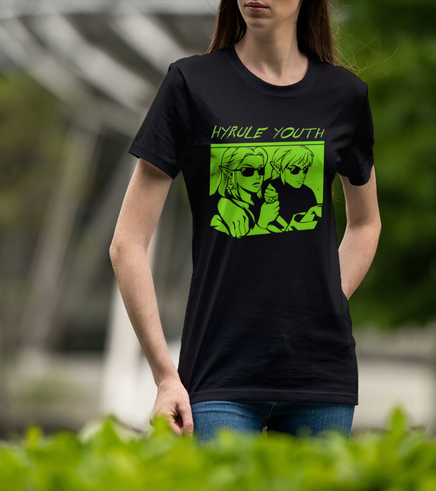 Hyrule Youth The Legend Of Zelda Sunglasses And Ice Cream T-Shirt