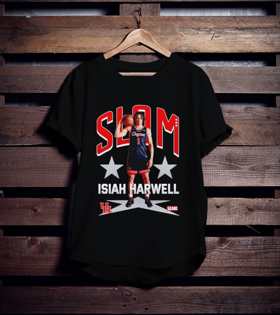 Slam Isiah Harwell Houston Cougars Basketball Remix T-Shirt