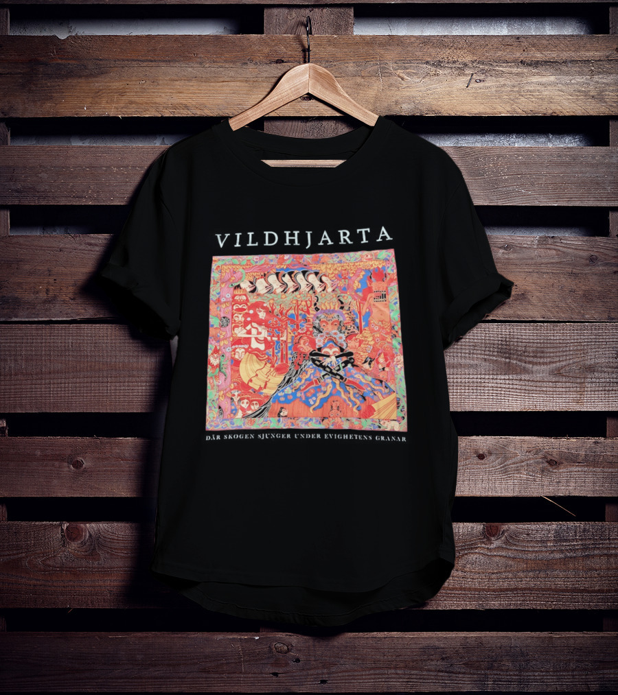 Vildhjarta Där Skogen Sjunger Under Evighetens Granar Psychedelic Fantasy Forest Band T-Shirt