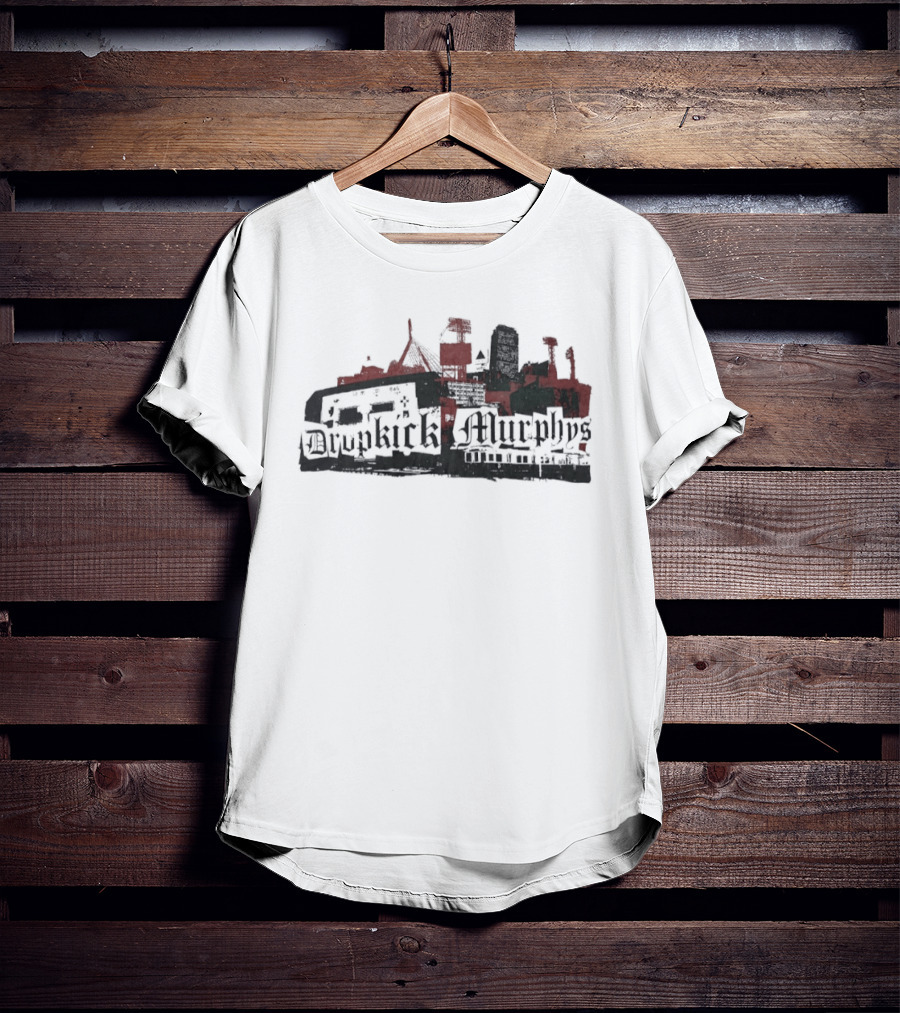 Dropkick Murphys Boston Skyline Band Merch T-Shirt
