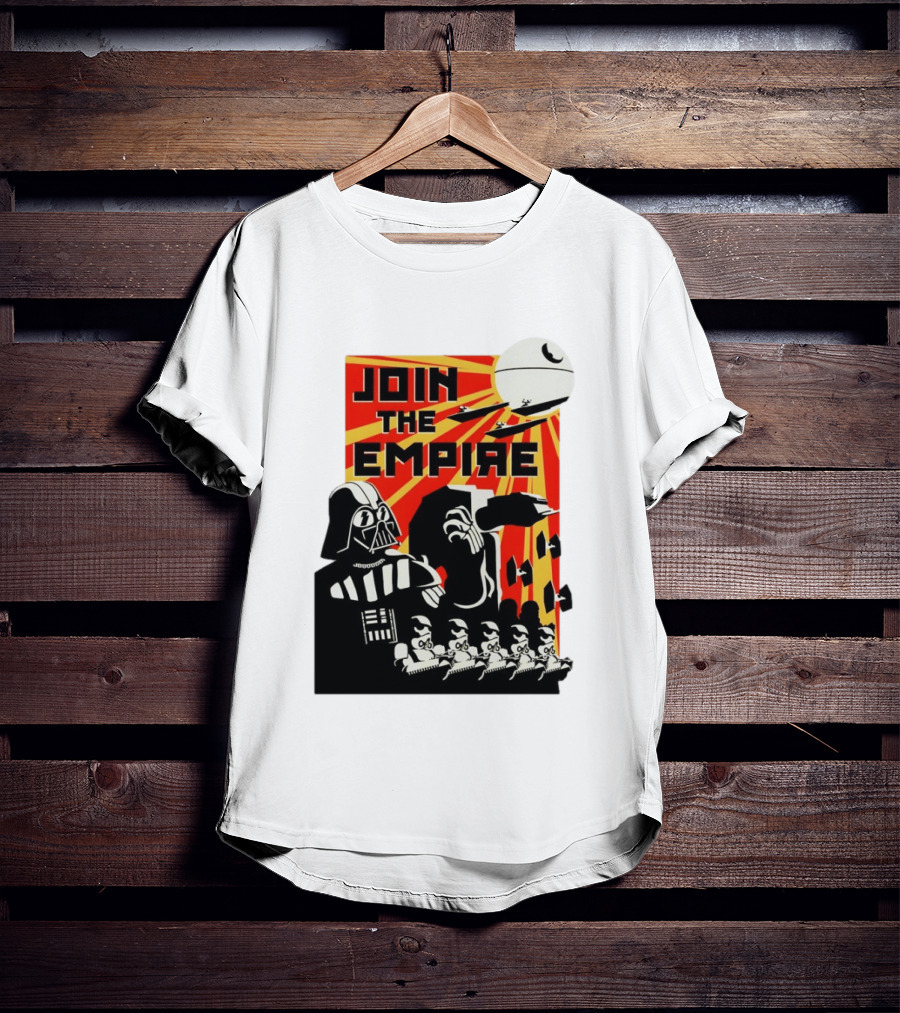 Join The Empire Propaganda Galactic Battle Recruitment T-Shirt