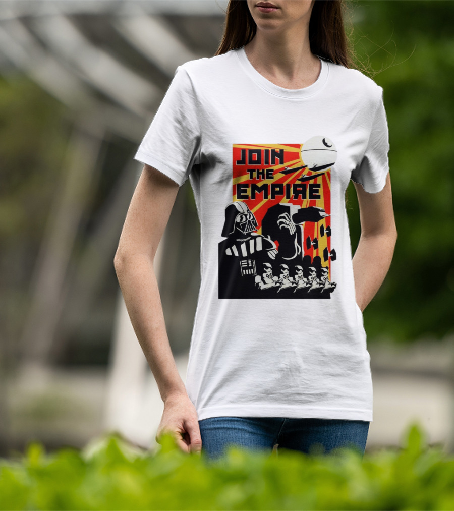 Join The Empire Propaganda Galactic Battle Recruitment T-Shirt