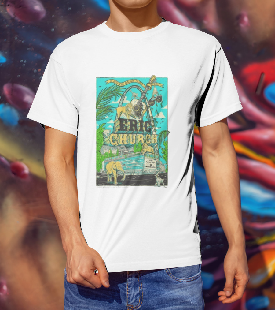 Eric Church St. Louis Gather Again Tour Feb 21 2026 Enterprise Center T-Shirt