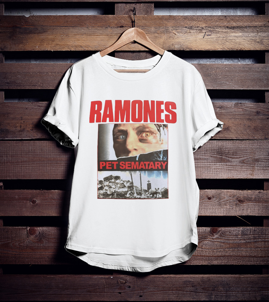 Ramones Pet Sematary Horror Movie T-Shirt