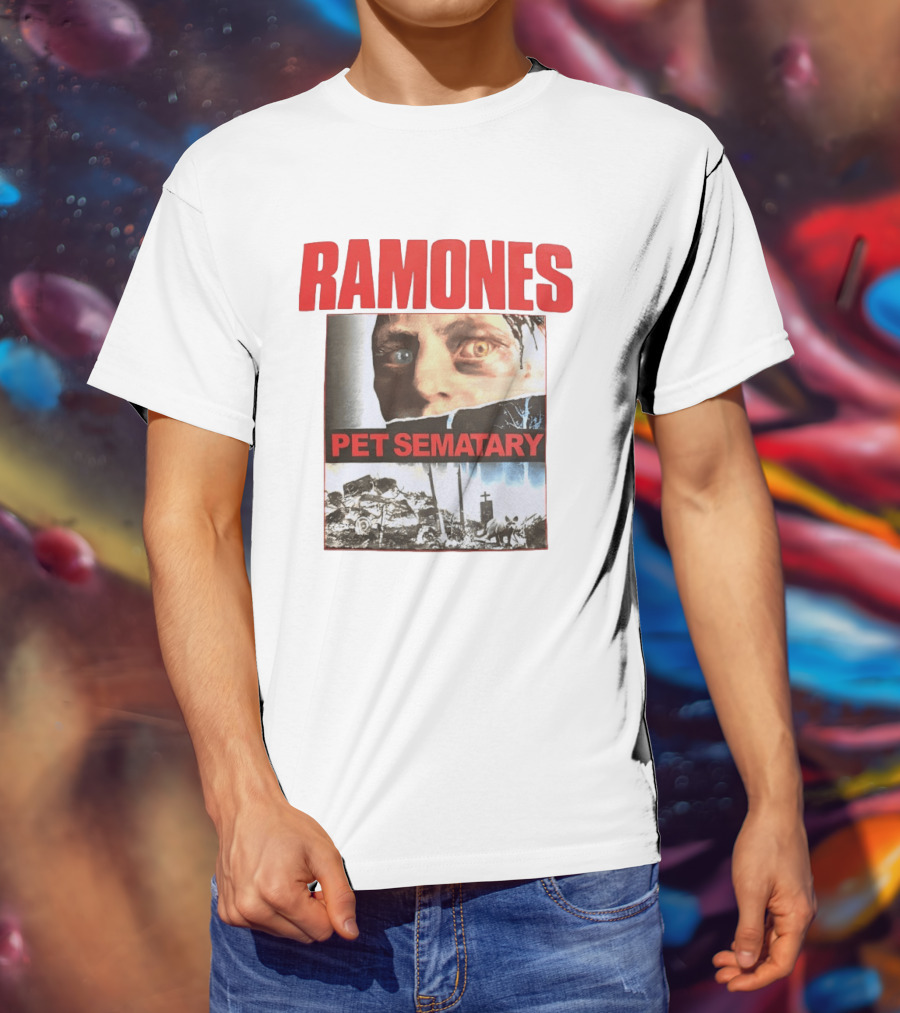 Ramones Pet Sematary Horror Movie T-Shirt