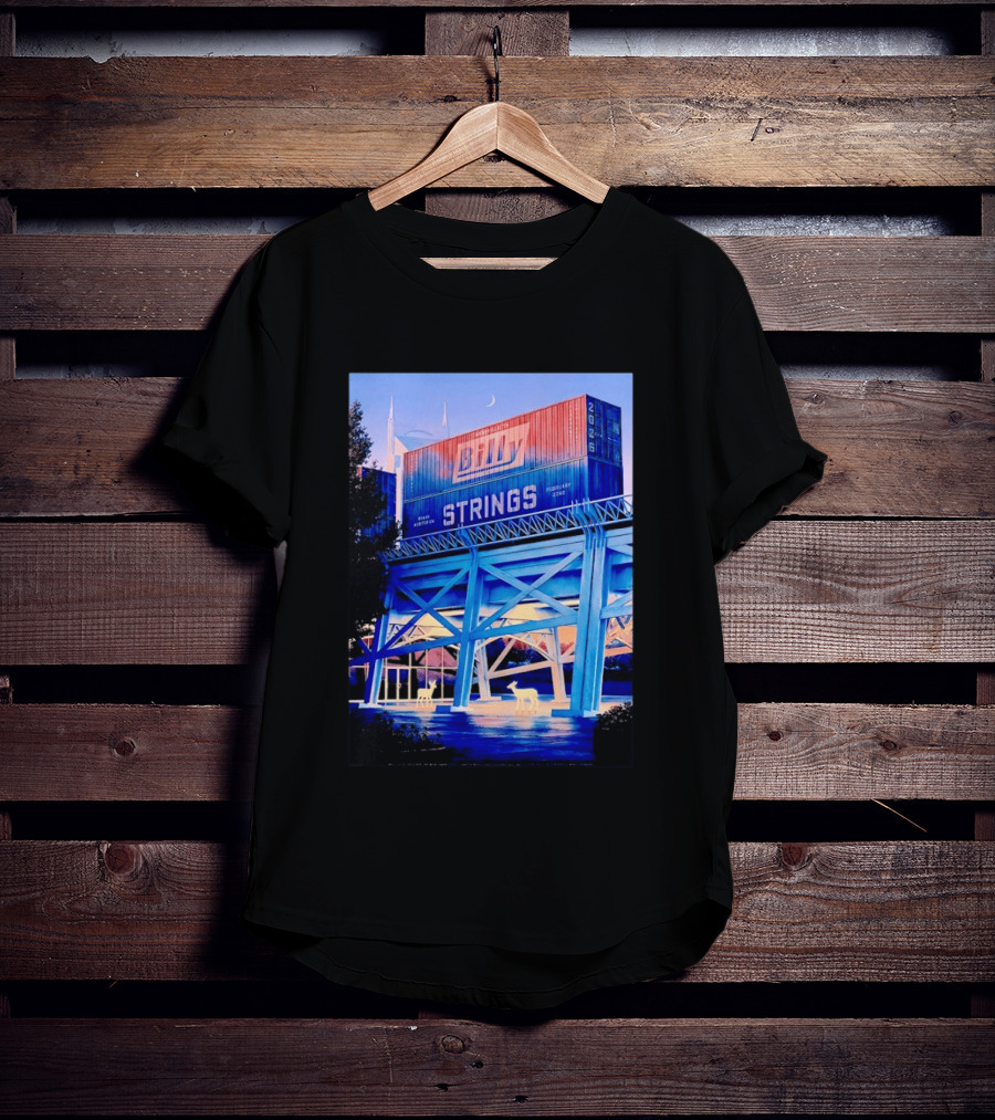 Billy Strings Nashville Tennessee February 20 To 22 2026 With Bridge And Deer T-Shirt