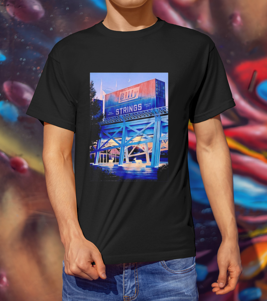 Billy Strings Nashville Tennessee February 20 To 22 2026 With Bridge And Deer T-Shirt