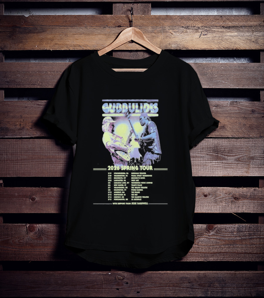 Gubbulidis 2026 Spring Tour Feb 20 Washington DC Live Concert Event T-Shirt