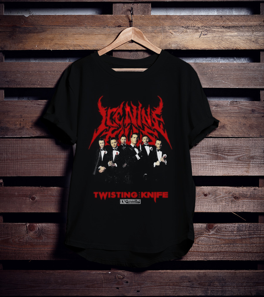 Ice Nine Kills X Scream 7 Twisting The Knives Part One Nightmare On The Knife T-Shirt