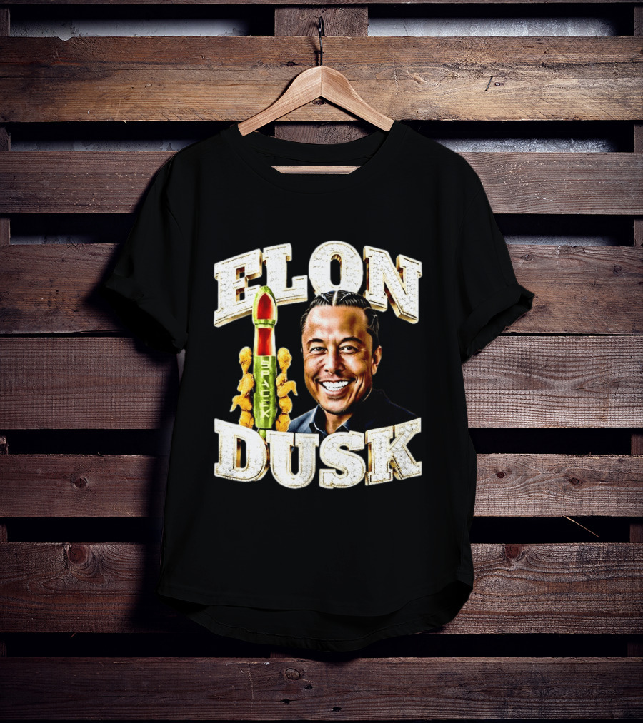 Elon Dusk SpaceX Rocket And Teddy Bears T-Shirt