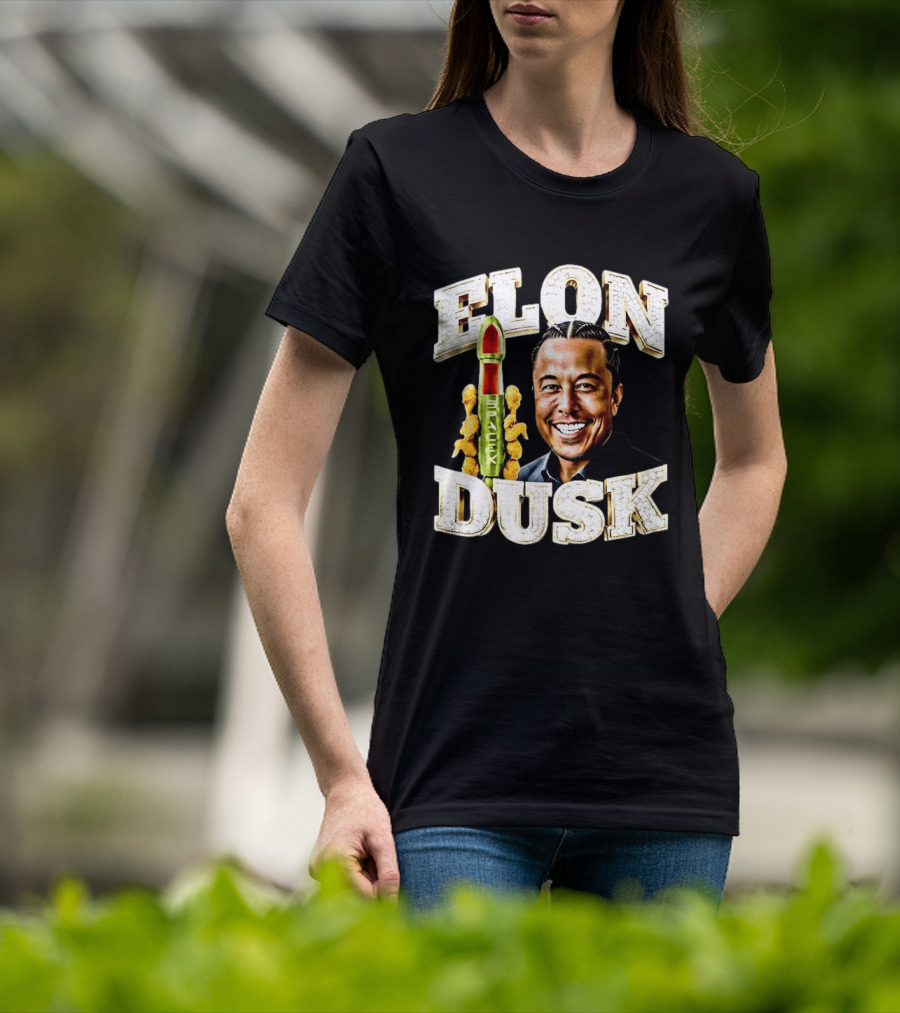Elon Dusk SpaceX Rocket And Teddy Bears T-Shirt