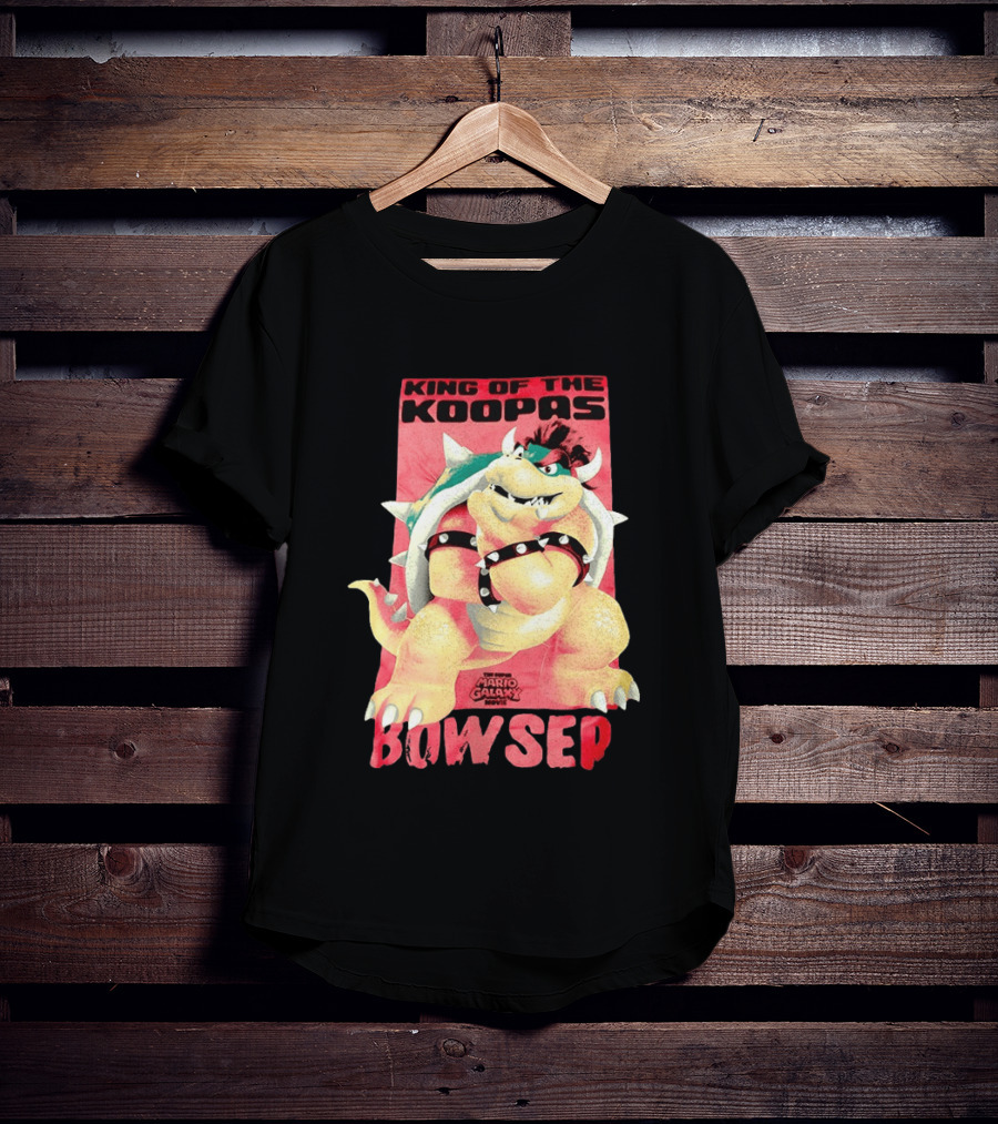 King Of The Koopas Bowser Mario Galaxy Movie T-Shirt