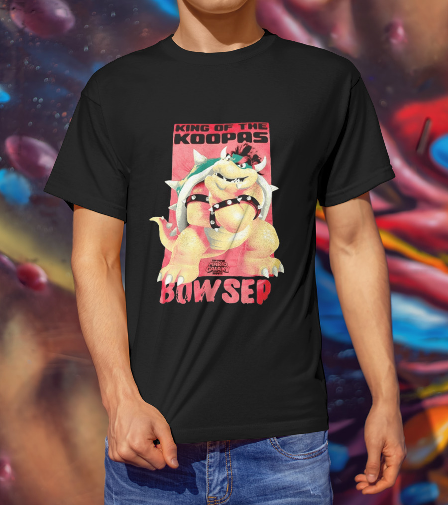 King Of The Koopas Bowser Mario Galaxy Movie T-Shirt