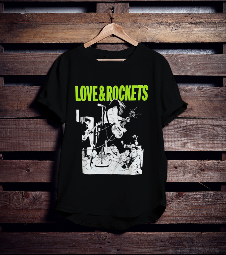 Love And Rockets Band Iconic Performance T-Shirt