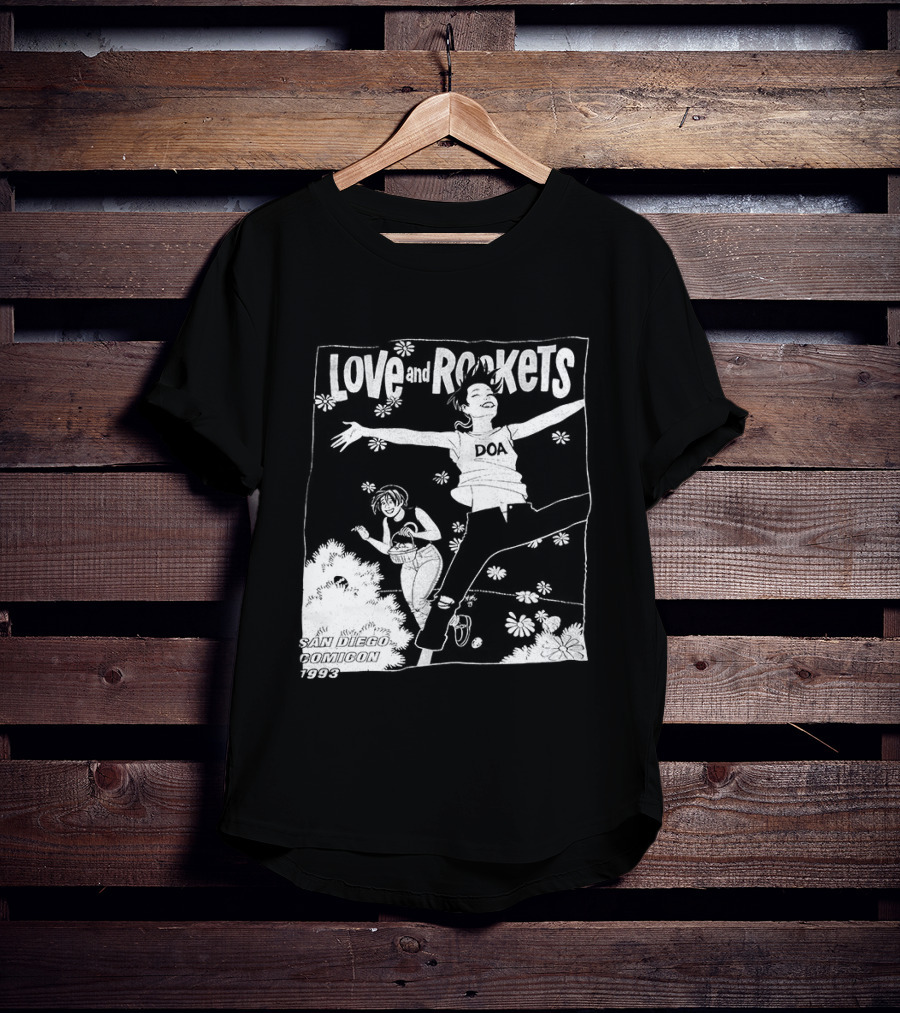 Love And Rockets San Diego Comicon 1993 Classic Cover T-Shirt