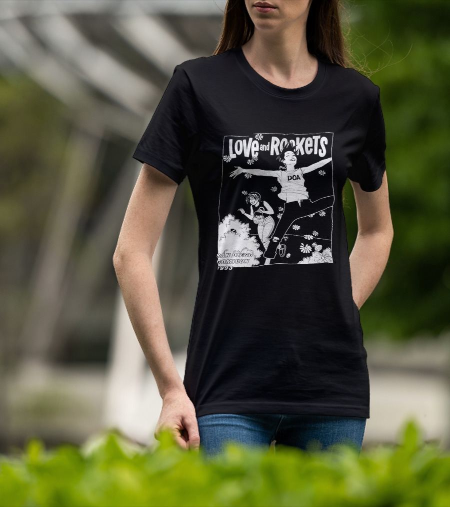Love And Rockets San Diego Comicon 1993 Classic Cover T-Shirt