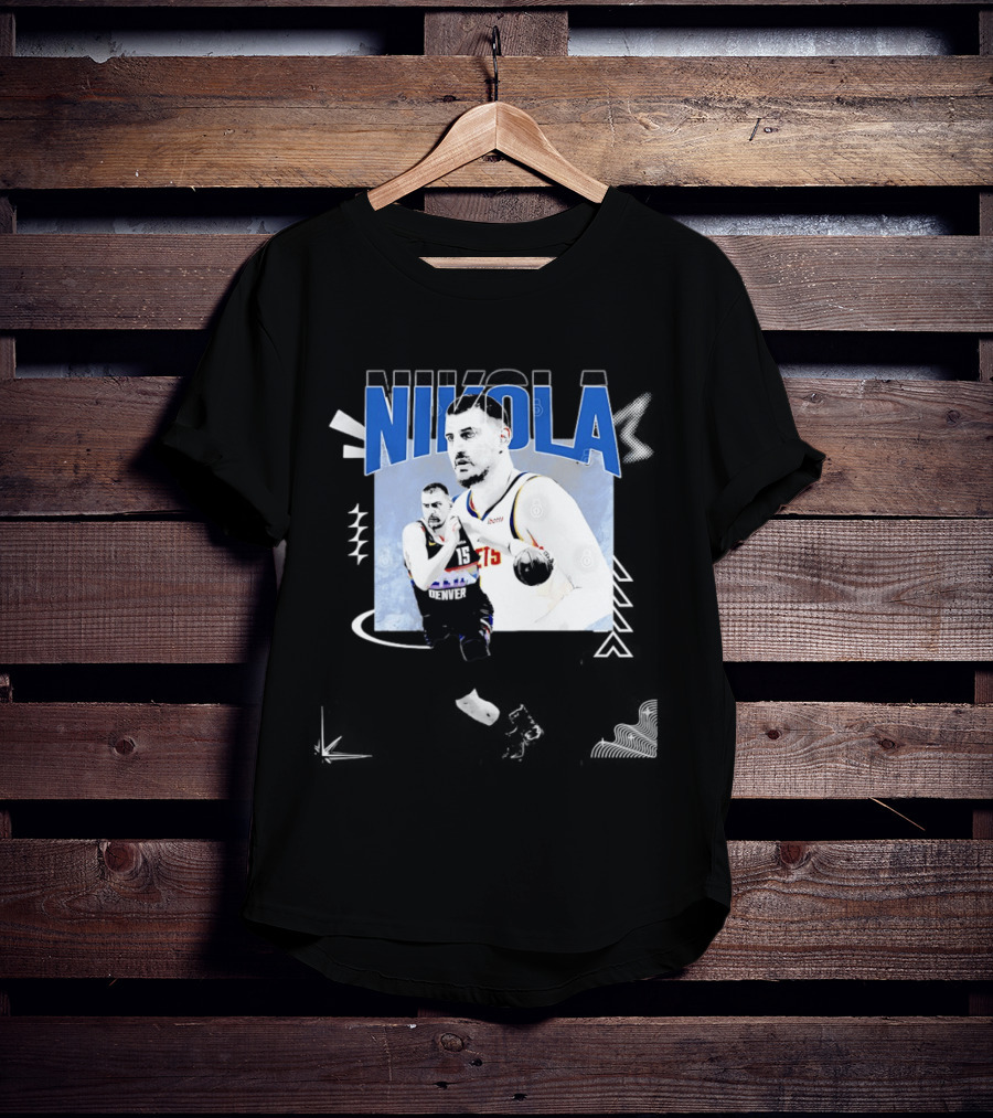 Denver Nuggets Nikola Jokic 15 Basketball T-Shirt