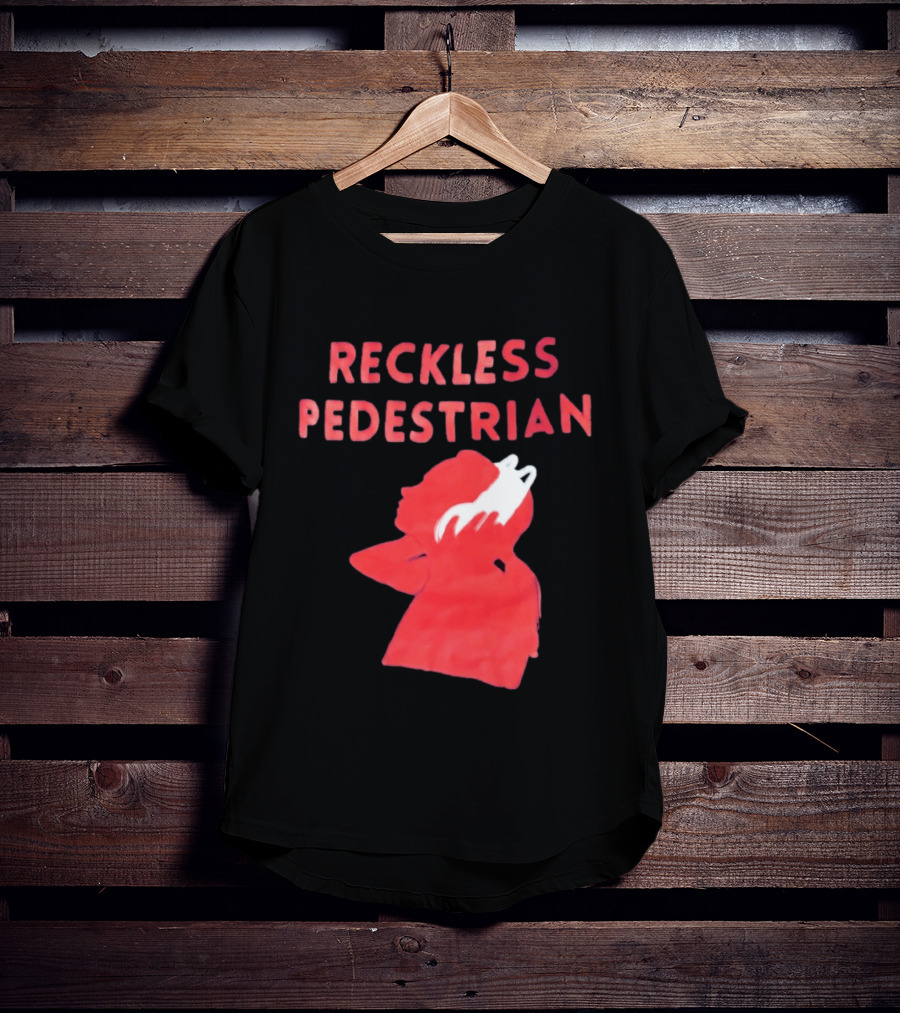 Reckless Pedestrian Bold Red T-Shirt