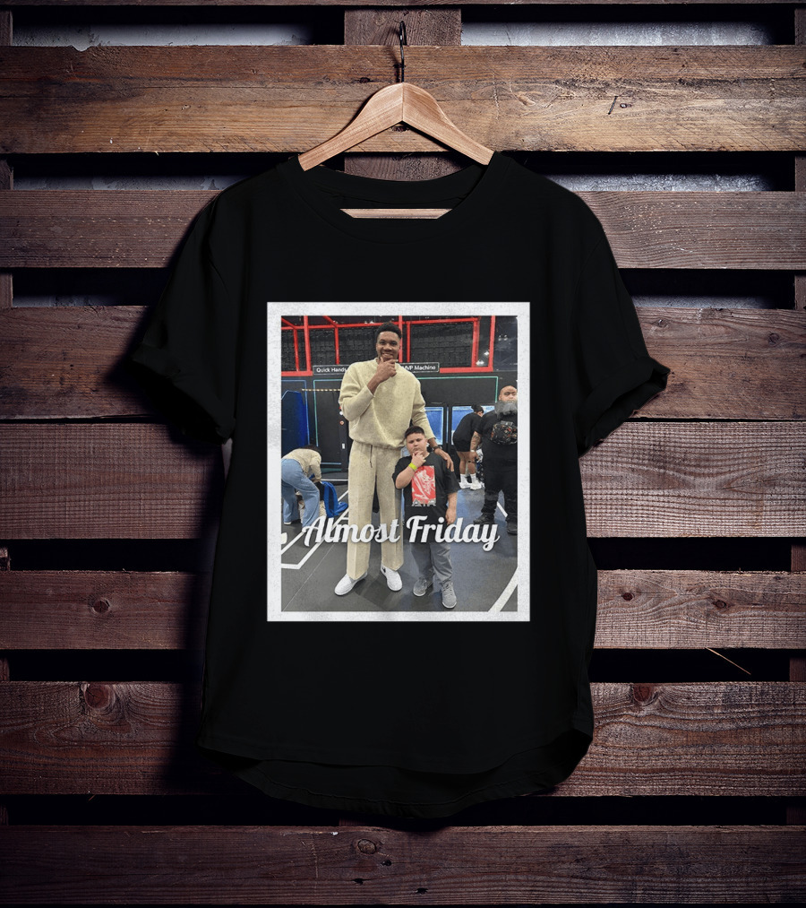 Rizzler Giannis Almost Friday MVP Machine T-Shirt
