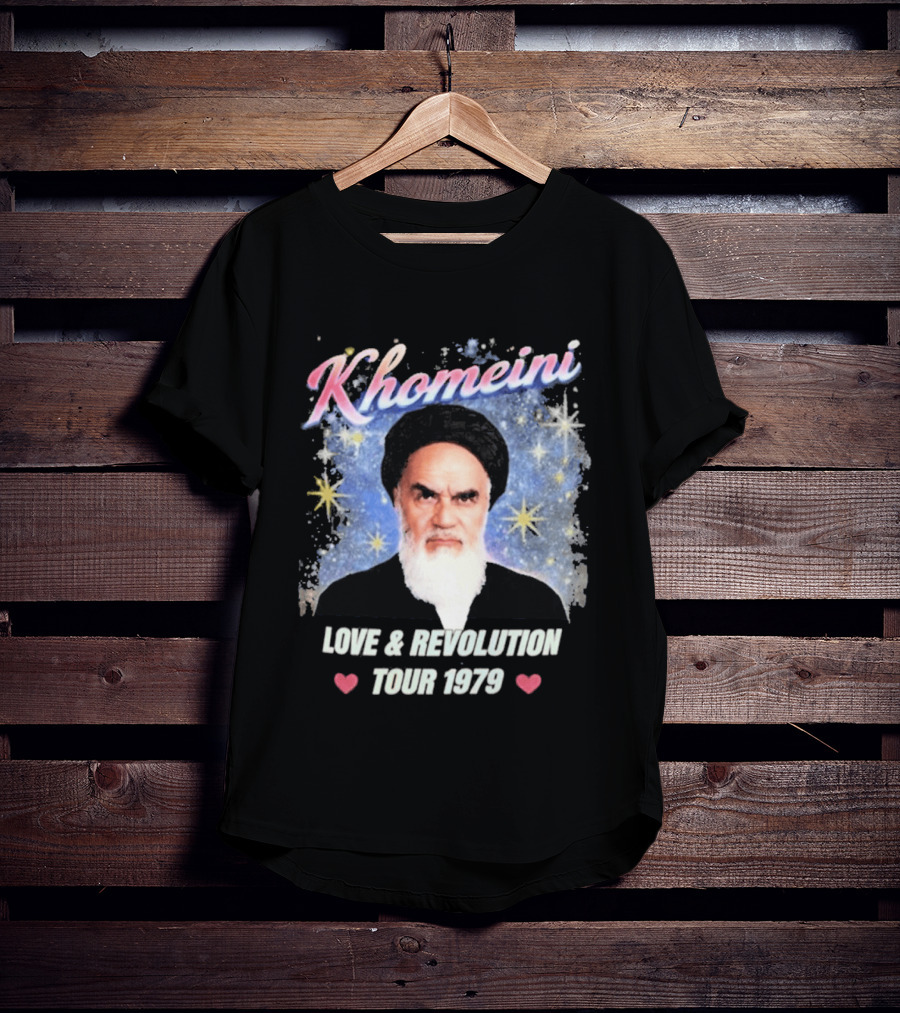 Khomeini Love & Revolution Tour 1979 T-Shirt