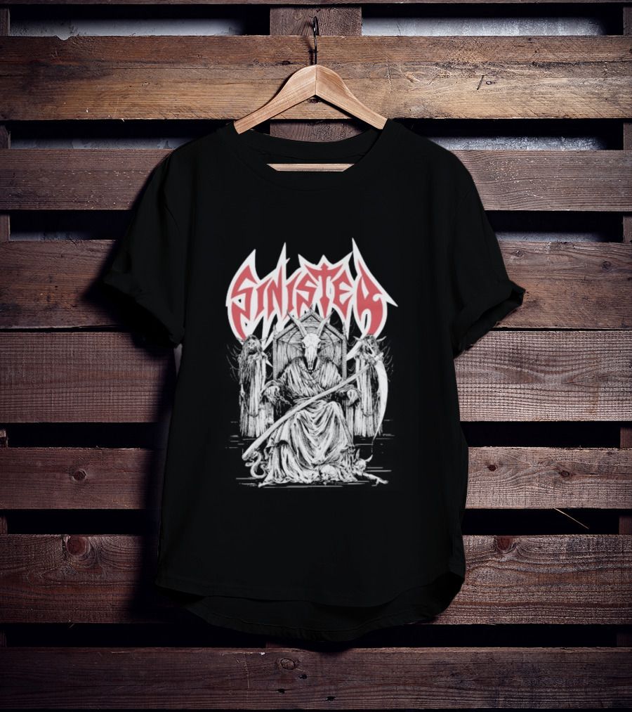 Sinister Entering The Underworld Metal Band T-Shirt