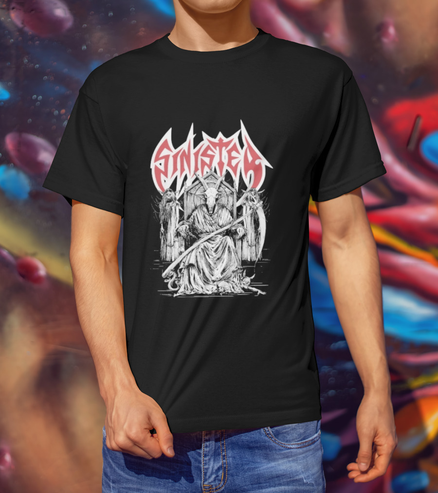 Sinister Entering The Underworld Metal Band T-Shirt
