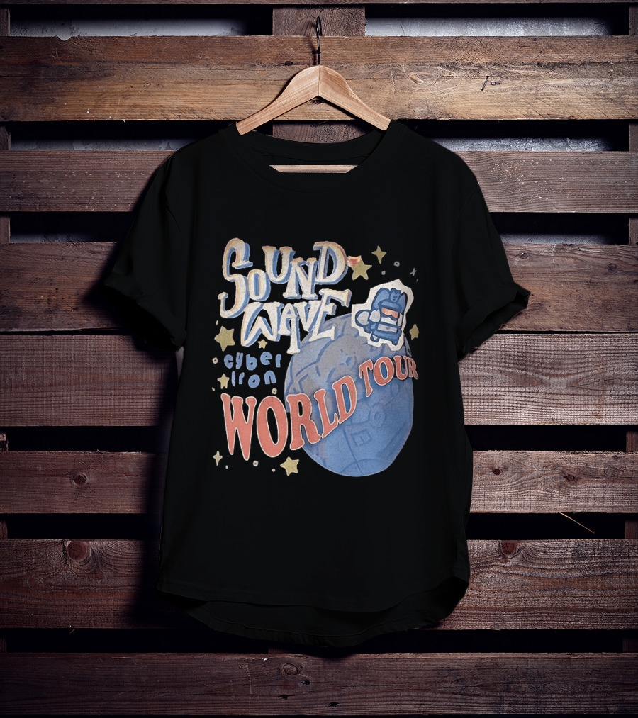 Soundwave Cybertron World Tour Stars Iconic Character Adventure T-Shirt