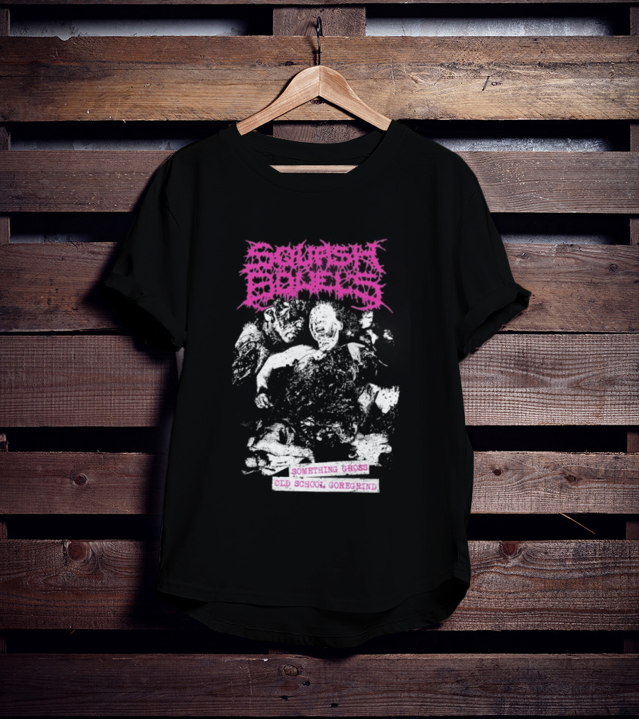 Squash Bowels Something Gross Old School Goregrind Pink Psychotic Gore T-Shirt