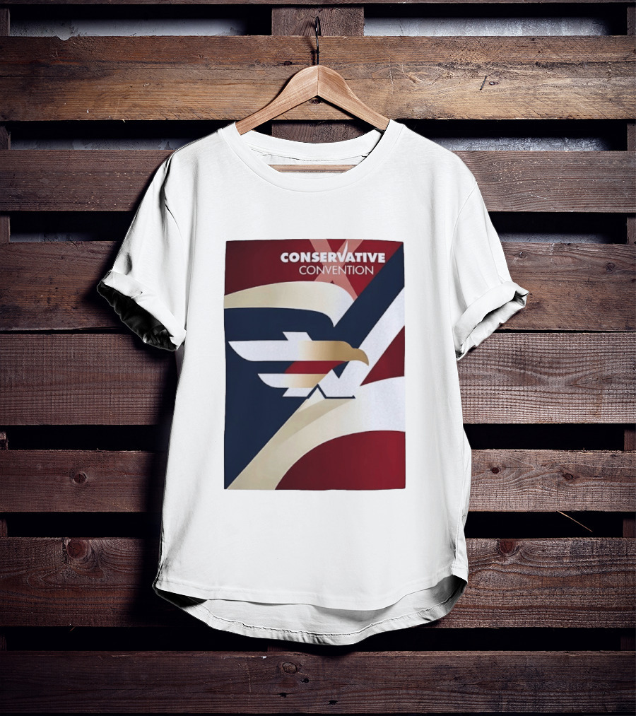 CONSERVATIVE CONVENTION Eagle American Flag T-Shirt