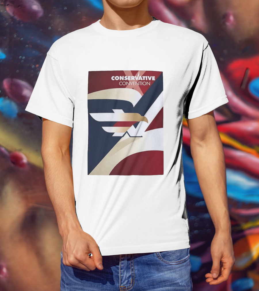 CONSERVATIVE CONVENTION Eagle American Flag T-Shirt
