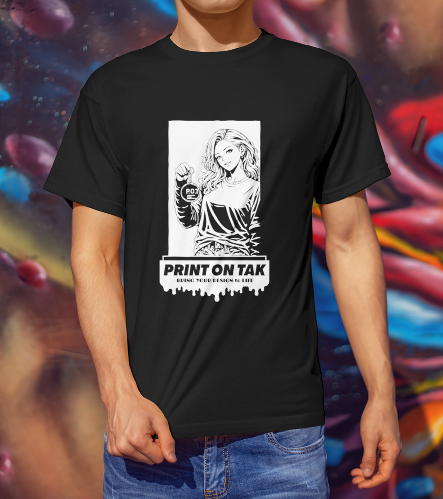 PRINT ON TAK Beautiful Girl Holding POT Bring Your Vision To Life T-Shirt