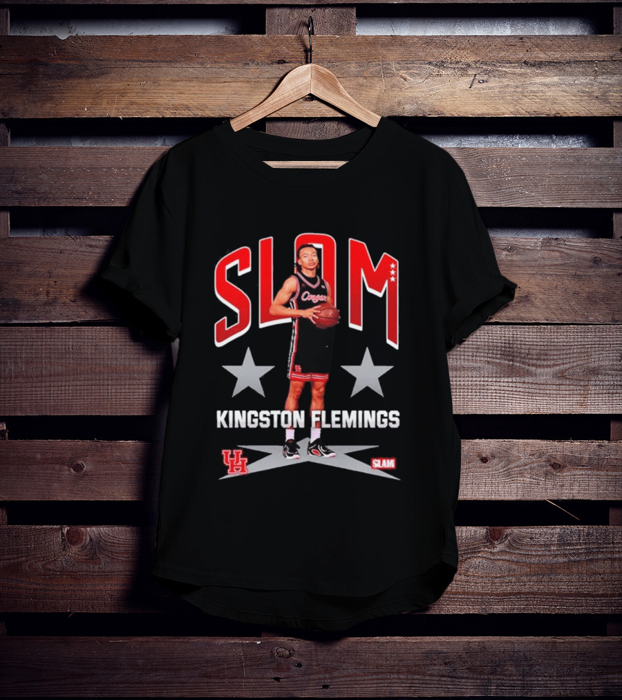 Kingston Flemings SLAM Cover Houston Cougars UH Coogs H Town T-Shirt