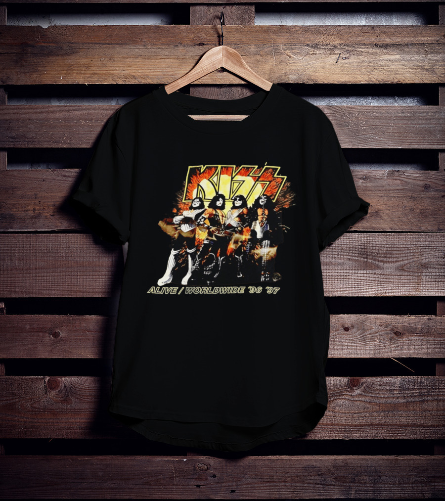 Kiss Alive Worldwide 1996 Tour Birmingham AL USA T-Shirt