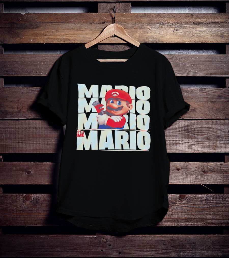 Mario Bros Red Movie It's A Me T-Shirt