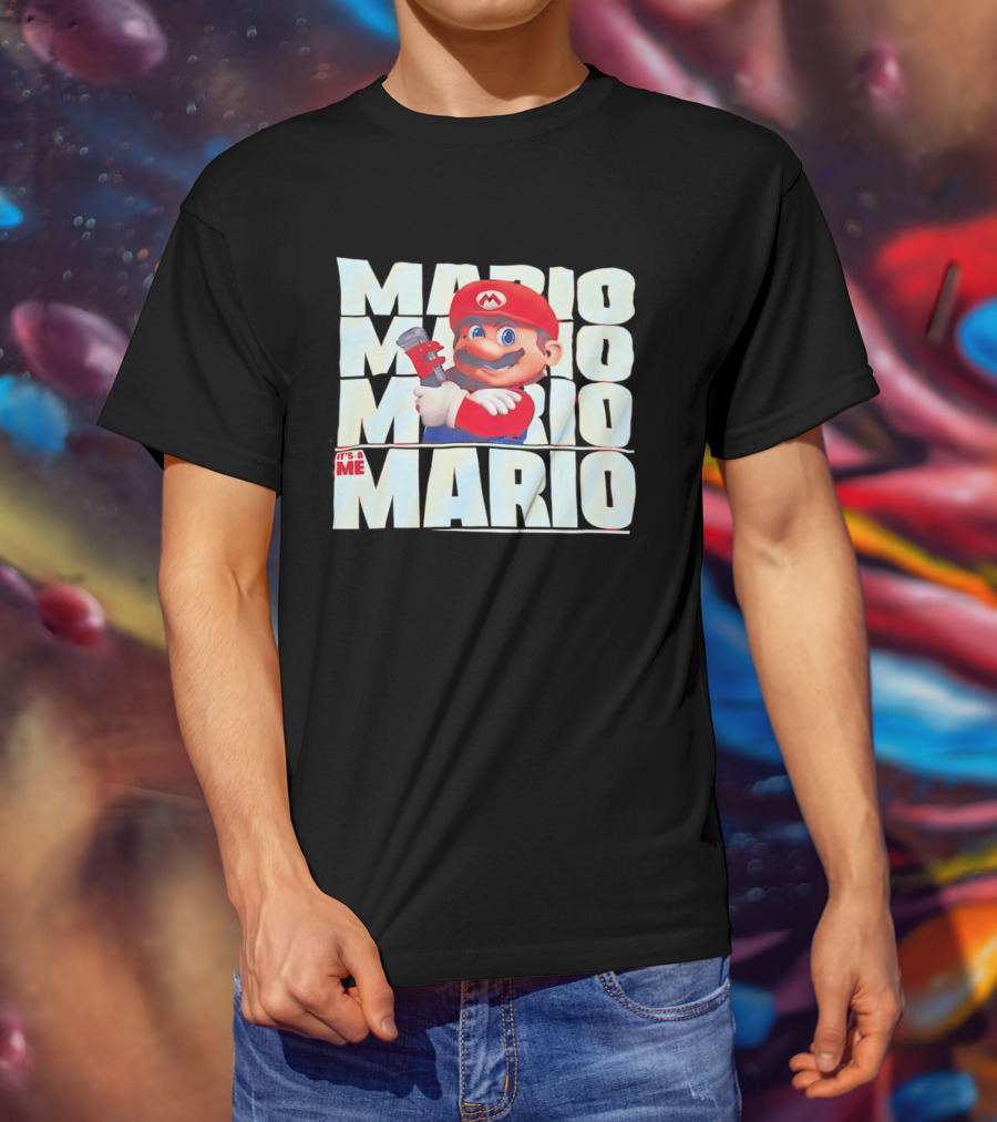 Mario Bros Red Movie It's A Me T-Shirt