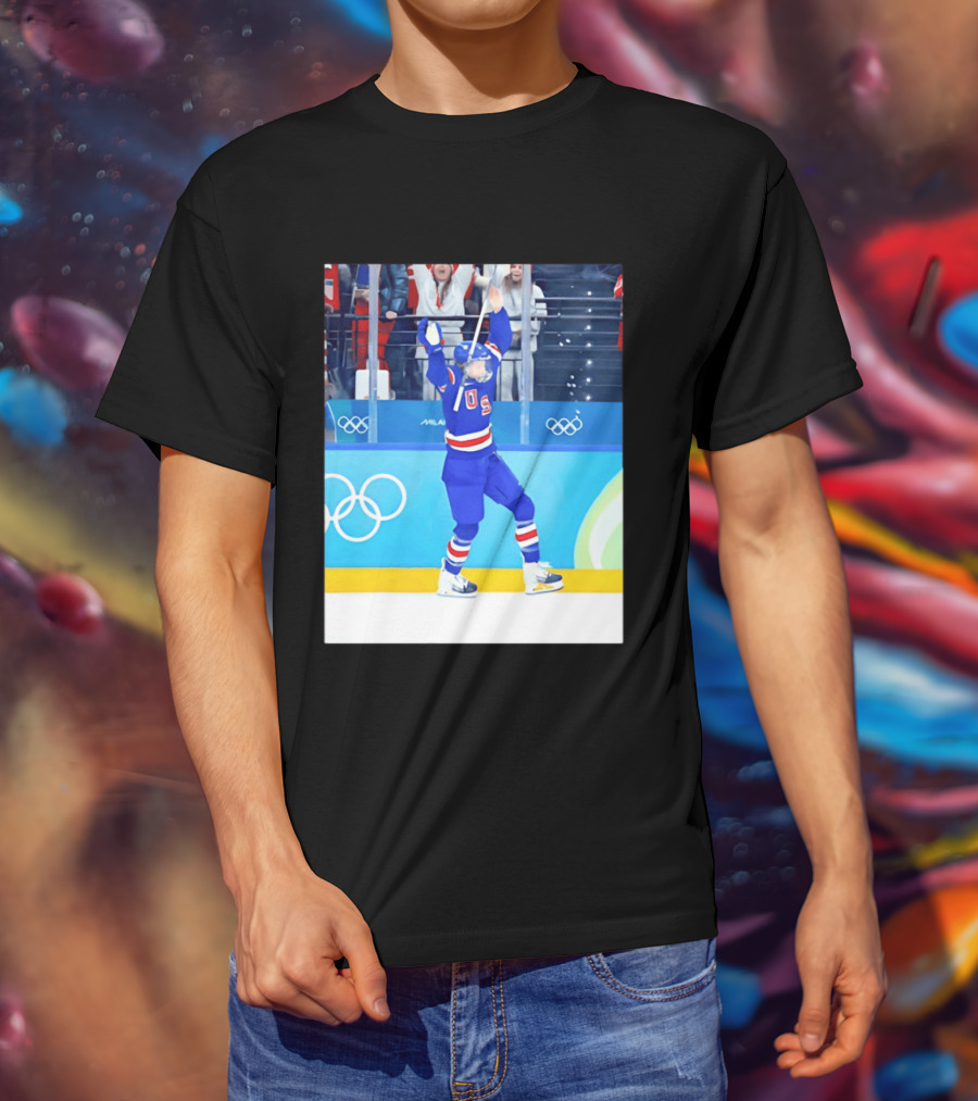 Megan Keller USA Women's Ice Hockey 2026 Olympics Celebration T-Shirt