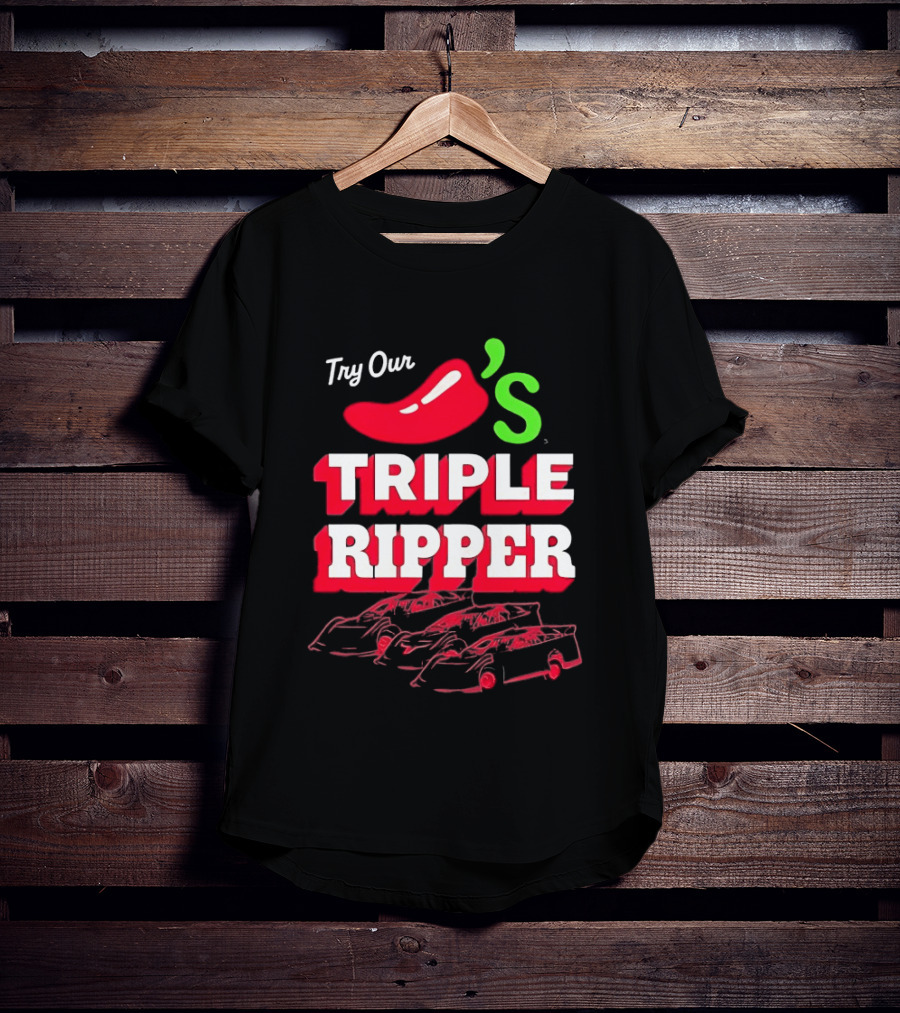 Try Our Chili's Triple Ripper Racing Cars T-Shirt