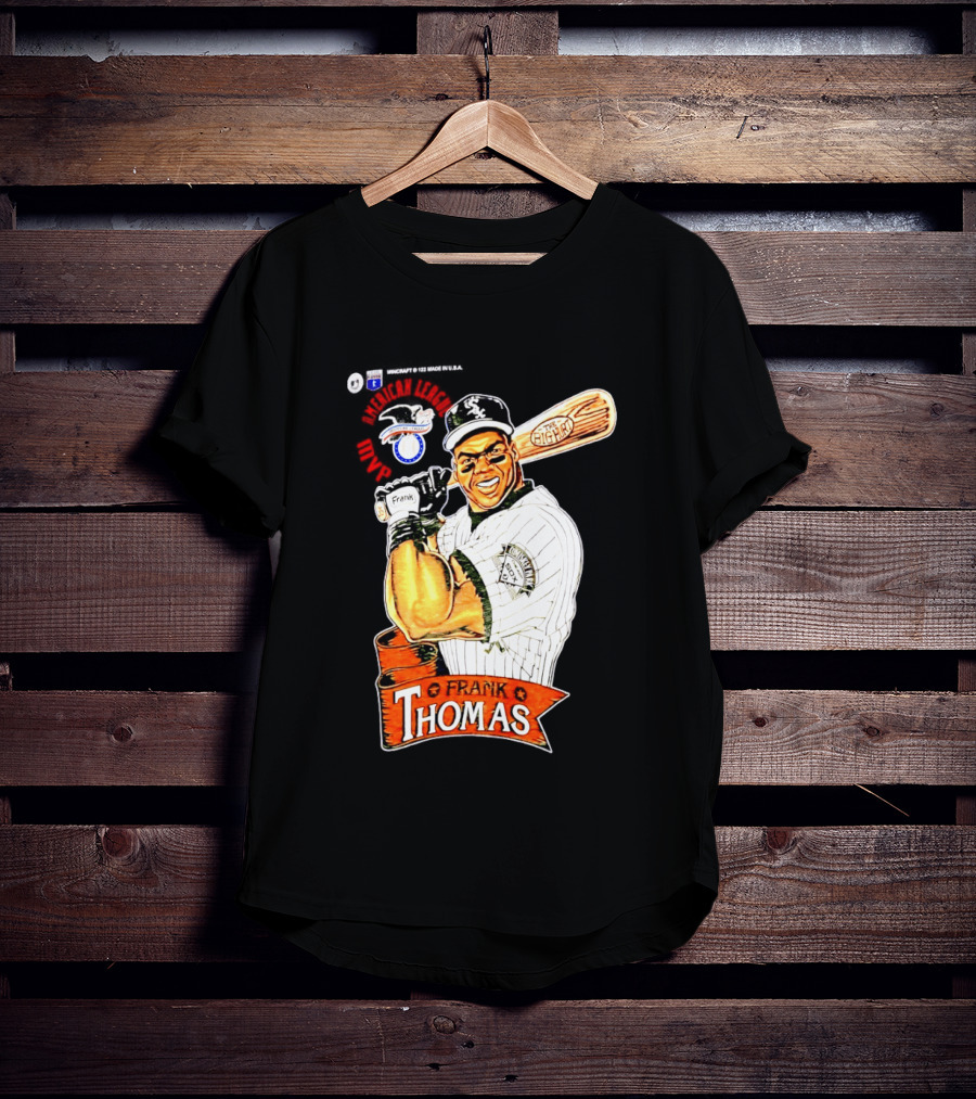 Frank Thomas Chicago White Sox MVP The Big Hurt Baseball Legend T-Shirt