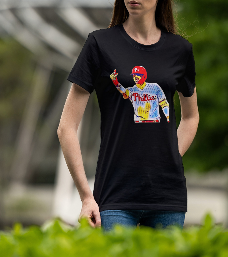 Philadelphia Phillies Nick Castellanos Gesture Baseball Moment T-Shirt