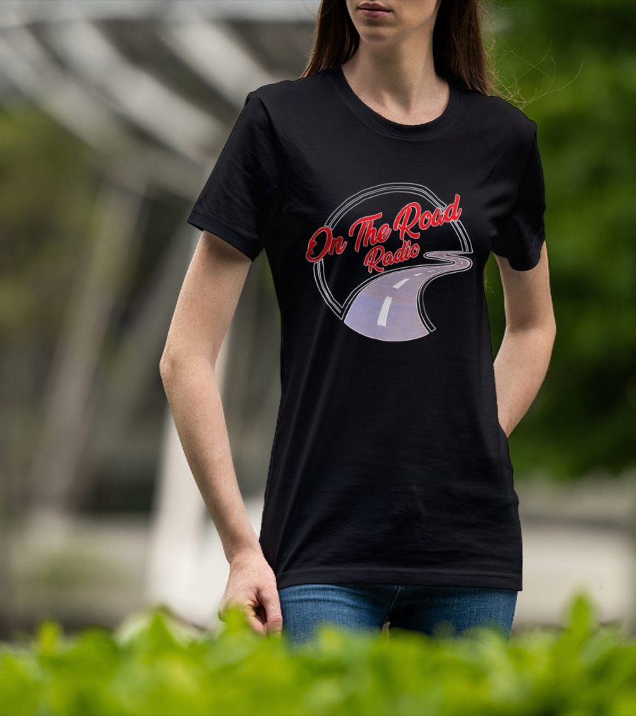 On The Road Radio Winding Highway Adventure T-Shirt