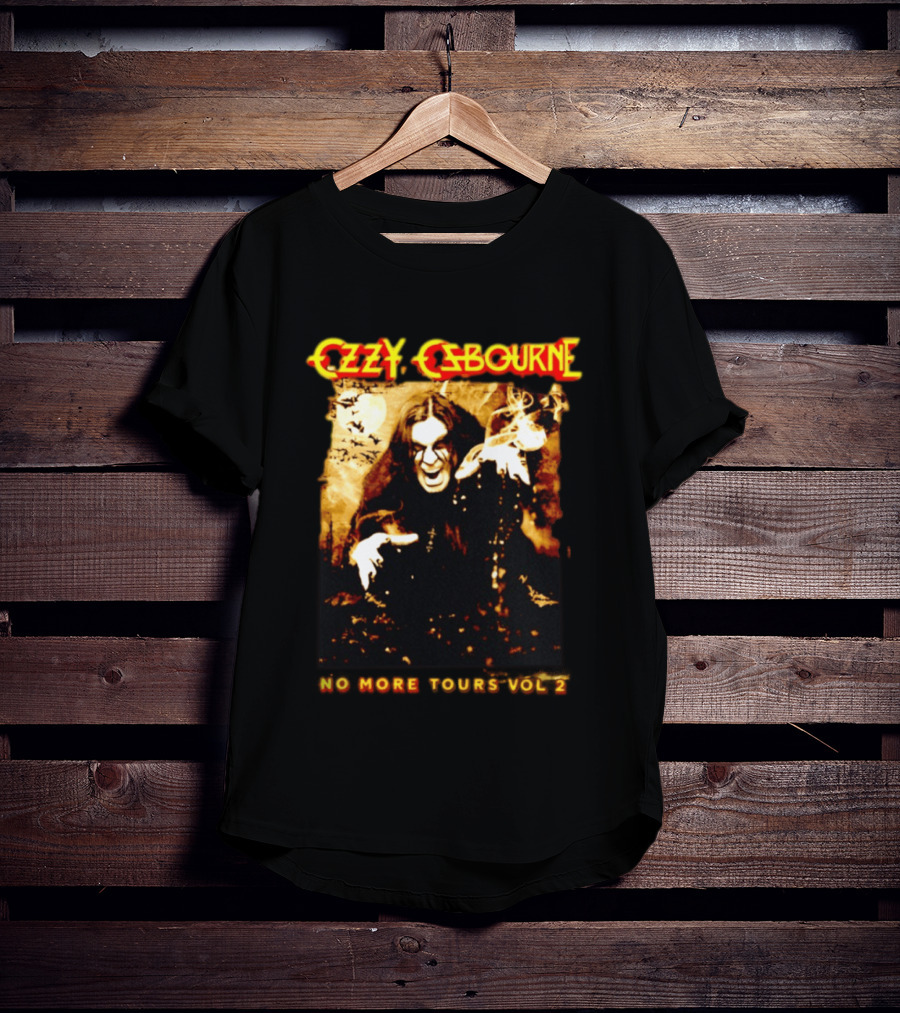 Ozzy Osbourne No More Tours Vol 2 Bats Full Moon Smoke Halloween T-Shirt