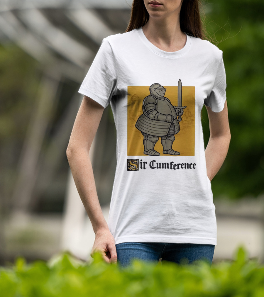 Sir Cumference Chubby Medieval Soldier Holding Sword T-Shirt
