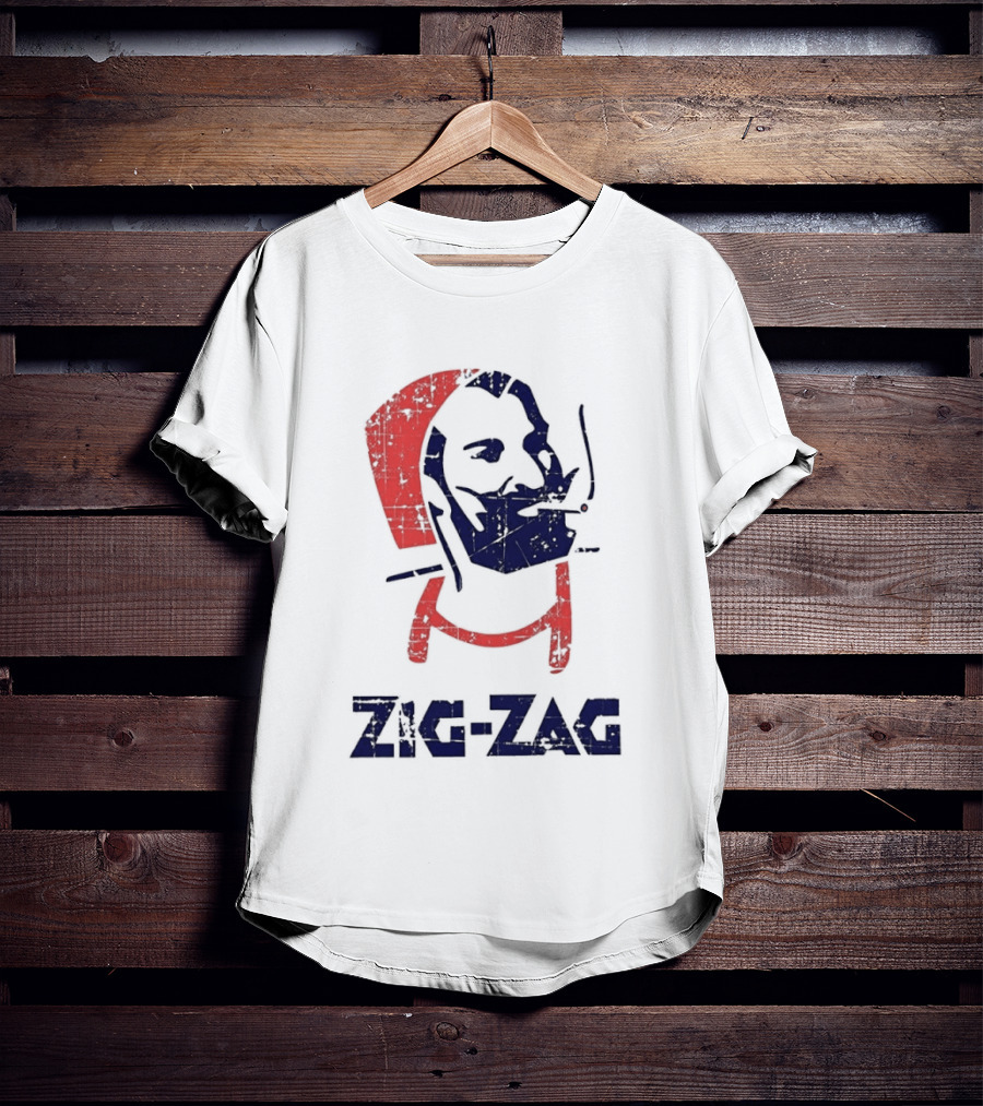 Zig Zag Rolling Papers Cigarette Mocking T-Shirt
