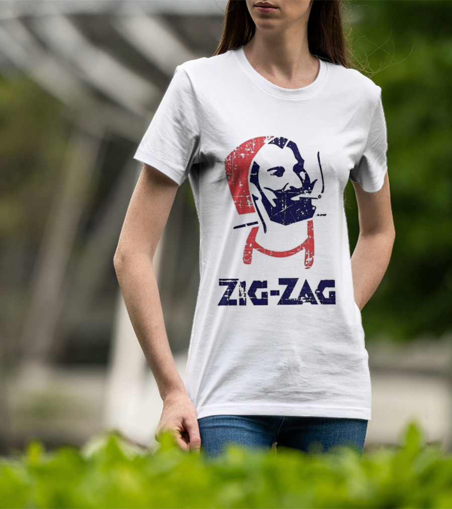 Zig Zag Rolling Papers Cigarette Mocking T-Shirt