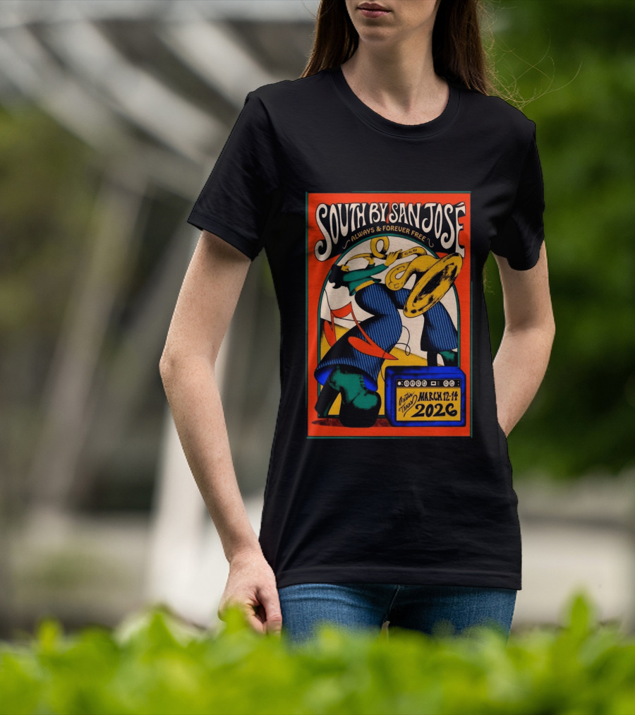 South By San José 2026 Always & Forever Free Austin March 12 14 T-Shirt