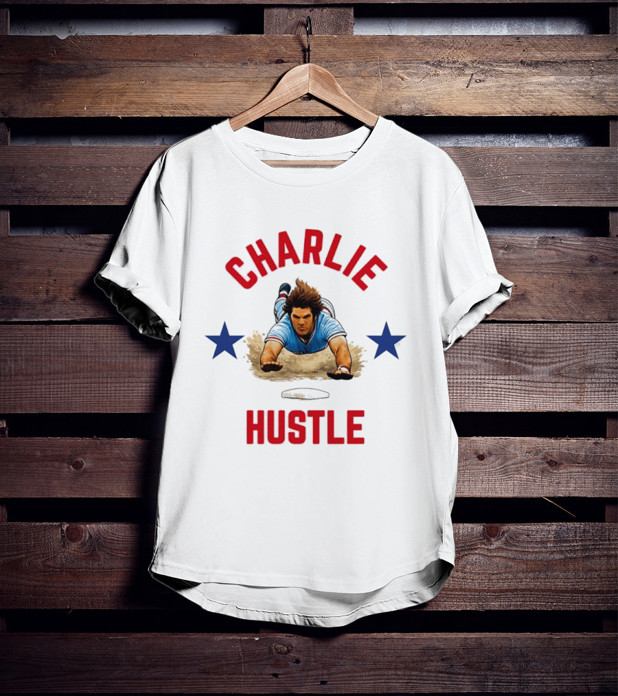 Charlie Hustle Flying Pete Rose Cincinnati Reds Iconic Dive T-Shirt