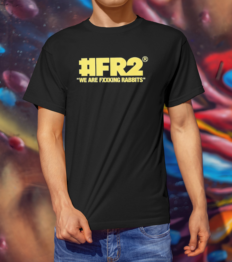 FR2 We Are Fxxking Rabbits Yellow T-Shirt